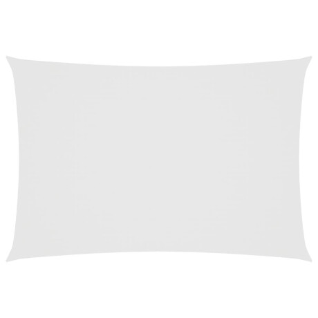 vidaXL Zonnescherm rechthoekig 2,5x4,5 m oxford stof wit afbeelding2 - 1