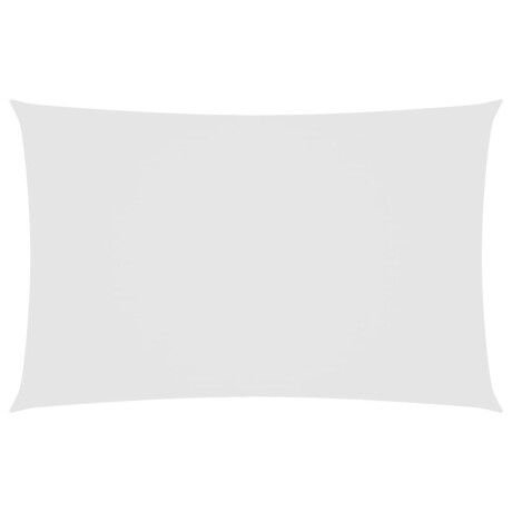 vidaXL Zonnescherm rechthoekig 2,5x5 m oxford stof wit afbeelding2 - 1