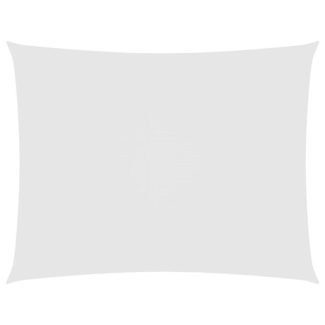 vidaXL Zonnescherm rechthoekig 5x7 m oxford stof wit afbeelding2 - 1