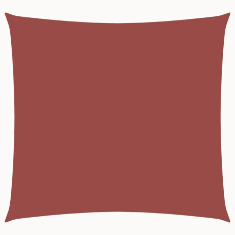 vidaXL Zonnescherm vierkant 6x6 m oxford stof terracottakleurig afbeelding2 - 1