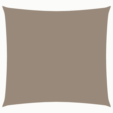 vidaXL Zonnescherm vierkant 4x4 m oxford stof taupe afbeelding2 - 1