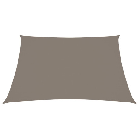 vidaXL Zonnescherm vierkant 4,5x4,5 m oxford stof taupe afbeelding2 - 1