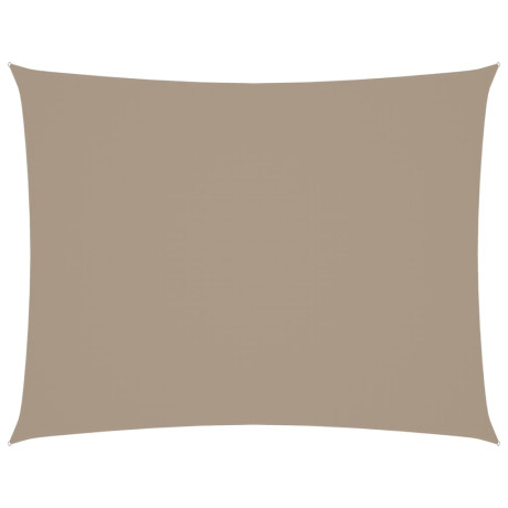 vidaXL Zonnescherm rechthoekig 2x3,5 m oxford stof taupe afbeelding2 - 1