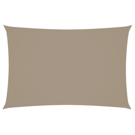 vidaXL Zonnescherm rechthoekig 2x4 m oxford stof taupe afbeelding2 - 1
