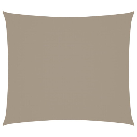 vidaXL Zonnescherm rechthoekig 2,5x3 m oxford stof taupe afbeelding2 - 1
