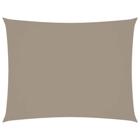 vidaXL Zonnescherm rechthoekig 5x7 m oxford stof taupe afbeelding2 - 1