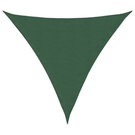 vidaXL Zonnescherm driehoekig 5x5x5 m oxford stof donkergroen afbeelding2 - 1