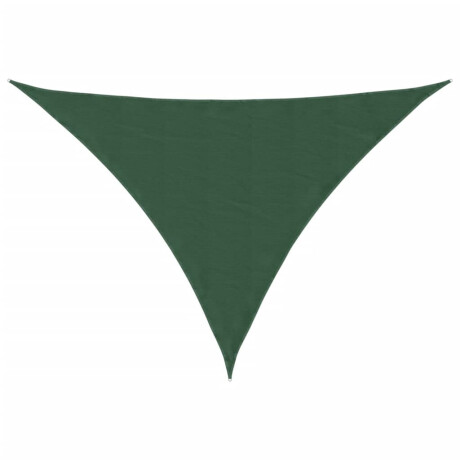 vidaXL Zonnescherm driehoekig 5x7x7 m oxford stof donkergroen afbeelding2 - 1