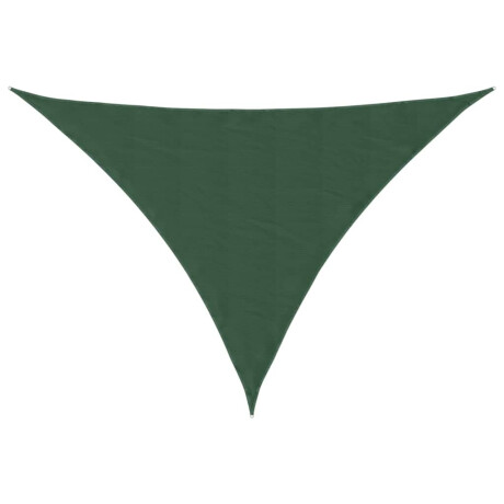 vidaXL Zonnescherm driehoekig 4x5x6,4 m oxford stof donkergroen afbeelding2 - 1