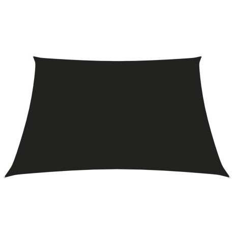 vidaXL Zonnescherm vierkant 3,6x3,6 m oxford stof zwart afbeelding2 - 1