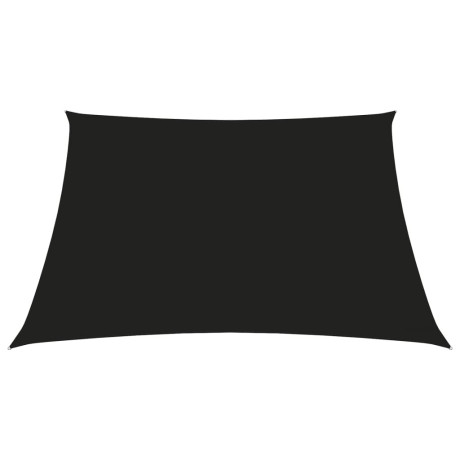 vidaXL Zonnescherm vierkant 5x5 m oxford stof zwart afbeelding2 - 1