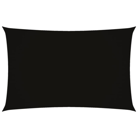 vidaXL Zonnescherm rechthoekig 2x5 m oxford stof zwart afbeelding2 - 1
