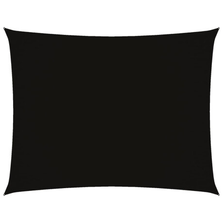 vidaXL Zonnescherm rechthoekig 2,5x4 m oxford stof zwart afbeelding2 - 1