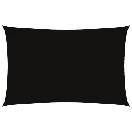 vidaXL Zonnescherm rechthoekig 2,5x5 m oxford stof zwart afbeelding2 - 1