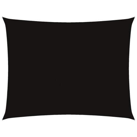 vidaXL Zonnescherm rechthoekig 3x4,5 m oxford stof zwart afbeelding2 - 1
