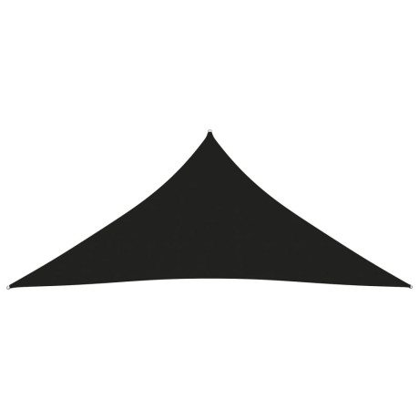 vidaXL Zonnescherm driehoekig 4x4x4 m oxford stof zwart afbeelding2 - 1