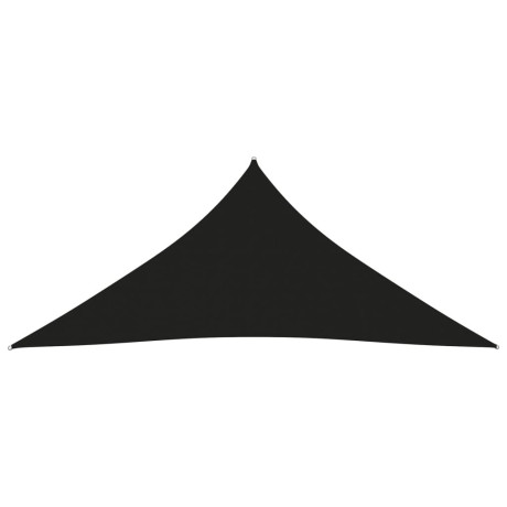 vidaXL Zonnescherm driehoekig 4x5x5 m oxford stof zwart afbeelding2 - 1
