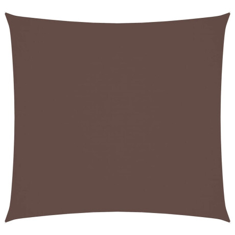 vidaXL Zonnescherm vierkant 2x2 m oxford stof bruin afbeelding2 - 1