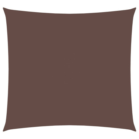 vidaXL Zonnescherm vierkant 4,5x4,5 m oxford stof bruin afbeelding2 - 1