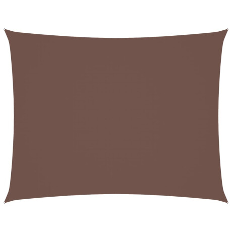 vidaXL Zonnescherm rechthoekig 5x6 m oxford stof bruin afbeelding2 - 1