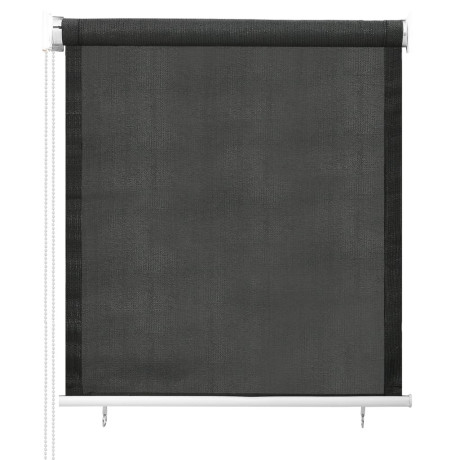 vidaXL Rolgordijn voor buiten 60x140 cm antracietkleurig afbeelding2 - 1