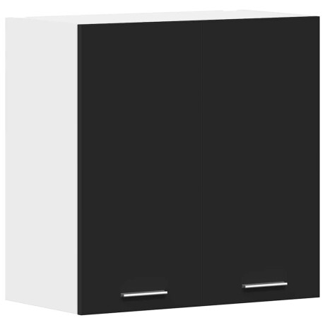 vidaXL Hangkast Lyon 60x31x60 cm bewerkt hout zwart afbeelding2 - 1