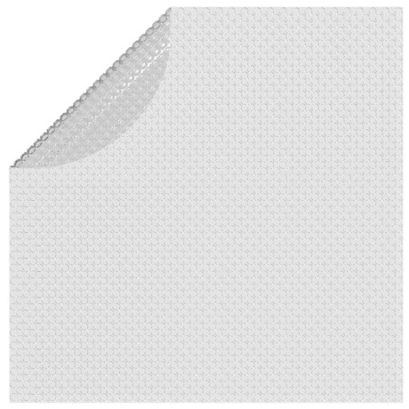 vidaXL Zwembadfolie solar drijvend 356 cm PE grijs afbeelding2 - 1