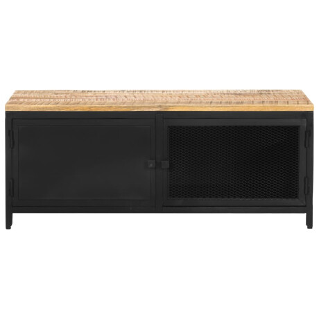 vidaXL Salontafel 90x50x37 cm massief ruw mangohout afbeelding2 - 1