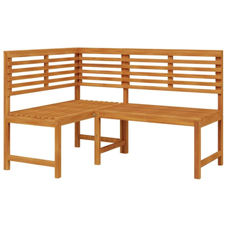 vidaXL Tuinhoekbank 140 cm massief acaciahout afbeelding2 - 1