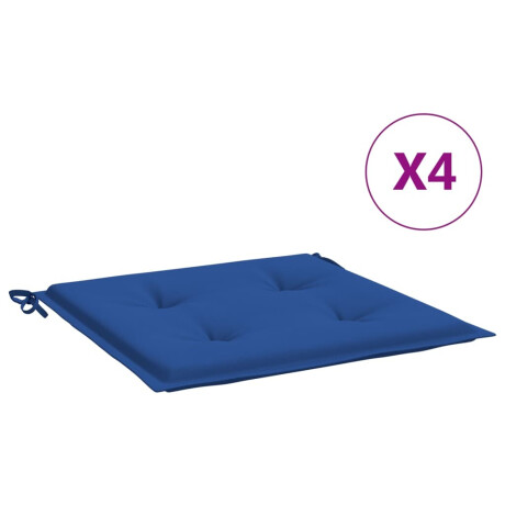 vidaXL Tuinstoelkussens 4 st 50x50x3 cm oxford stof koningsblauw afbeelding2 - 1