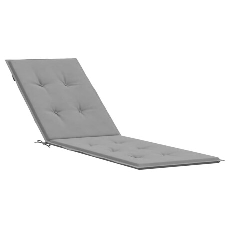 vidaXL Terrasstoelkussen (75+105)x50x4 cm grijs afbeelding2 - 1
