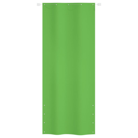 vidaXL Balkonscherm 100x240 cm oxford stof lichtgroen afbeelding2 - 1