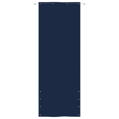 vidaXL Balkonscherm 80x240 cm oxford stof blauw afbeelding2 - 1