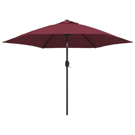 vidaXL Parasol met metalen paal 300 cm bordeauxrood afbeelding2 - 1