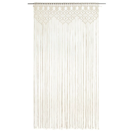 vidaXL Gordijn macramé 140x240 cm katoen afbeelding2 - 1