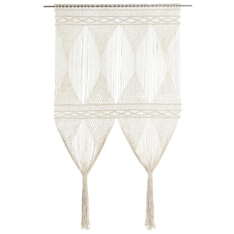 vidaXL Gordijn macramé 140x240 cm katoen afbeelding2 - 1