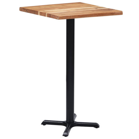 vidaXL Bistrotafelpoot 56x56x107 cm gietijzer zwart afbeelding2 - 1