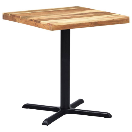 vidaXL Bistrotafelpoot 76x76x72 cm gietijzer zwart afbeelding2 - 1
