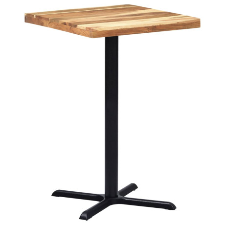 vidaXL Bistrotafelpoot 76x76x107 cm gietijzer zwart afbeelding2 - 1