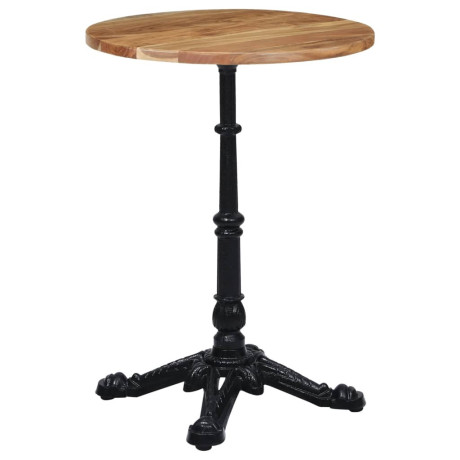 vidaXL Bistrotafelpoot 52x52x72 cm gietijzer zwart afbeelding2 - 1