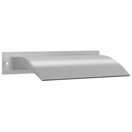 vidaXL Zwembadfontein 45x26x13 cm roestvrij staal zilverkleurig afbeelding2 - 1