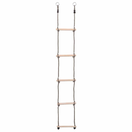 vidaXL Ladder met 5 sporten 210 cm massief grenenhout afbeelding2 - 1