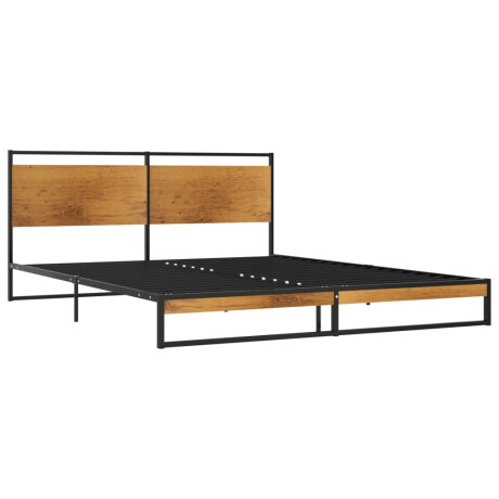 vidaXL Bedframe metaal 160x200 cm afbeelding2 - 1