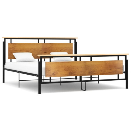 vidaXL Bedframe metaal 180x200 cm afbeelding2 - 1