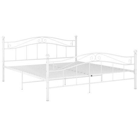 vidaXL Bedframe metaal wit 180x200 cm afbeelding2 - 1