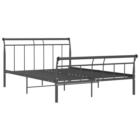 vidaXL Bedframe metaal zwart 140x200 cm afbeelding2 - 1