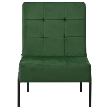 vidaXL Relaxstoel 65x79x87 cm fluweel donkergroen afbeelding2 - 1