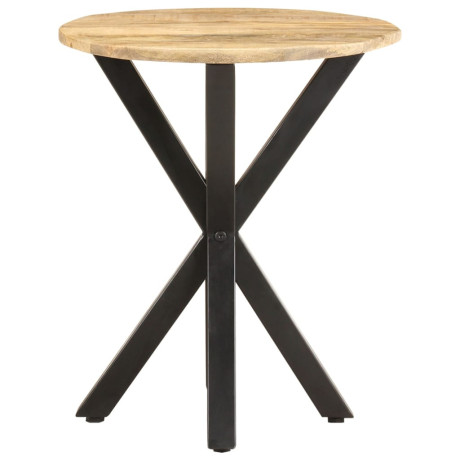vidaXL Bijzettafel 48x48x56 cm massief mangohout afbeelding2 - 1