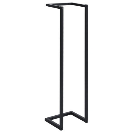 vidaXL Handdoekenrek 25x20x95 cm ijzer zwart afbeelding2 - 1