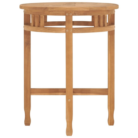 vidaXL Bistrotafel inklapbaar Ø60x75,5 cm massief teakhout afbeelding2 - 1